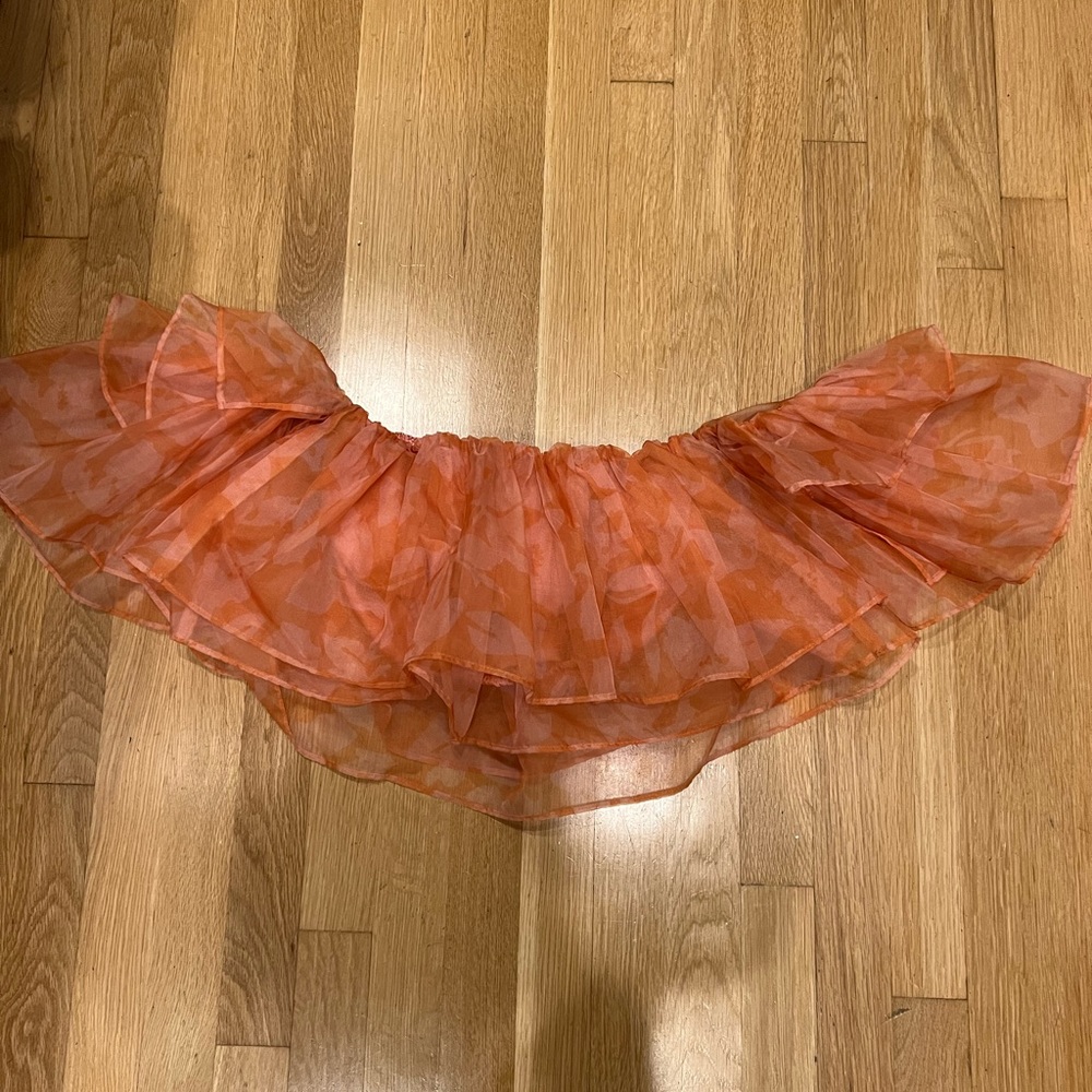 Show Me Your Mumu cute fun off the shoulder top size S